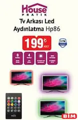HOUSE PRATİK HP86 TV ARKASI LED AYDINLATMA